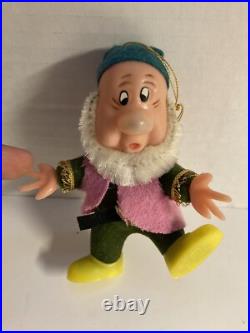 Vintage Alderbrook Snow White And The Seven Dwarfs Hanging Christmas Ornaments Vintage Alderbrook Snow White And The Seven Dwarfs Hanging Christmas Ornaments