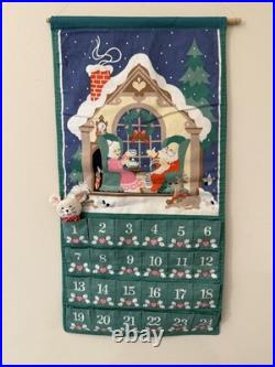Vintage Avon Countdown to Christmas Advent Calendar With Mouse