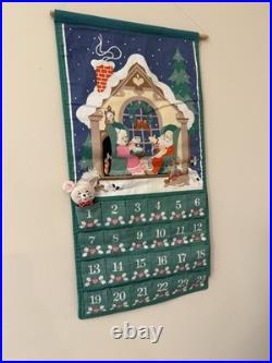 Vintage Avon Countdown to Christmas Advent Calendar With Mouse