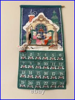 Vintage Avon Countdown to Christmas Advent Calendar With Mouse