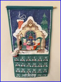 Vintage Avon Countdown to Christmas Advent Calendar With Mouse