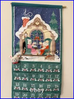 Vintage Avon Countdown to Christmas Advent Calendar With Mouse
