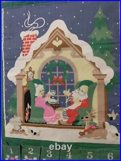 Vintage Avon Countdown to Christmas Advent Calendar with Original Mouse