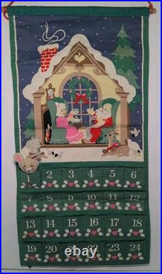 Vintage Avon Countdown to Christmas Advent Calendar with Original Mouse