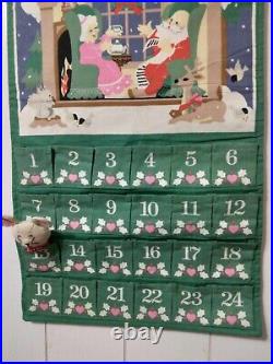 Vintage Avon Countdown to Christmas Advent Calendar with Original Mouse
