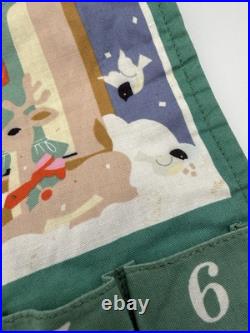 Vintage Avon Countdown to Christmas Hanging Advent Calendar with Original Mouse