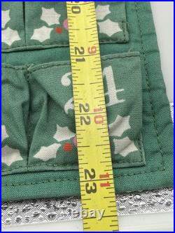 Vintage Avon Countdown to Christmas Hanging Advent Calendar with Original Mouse