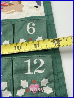 Vintage Avon Countdown to Christmas Hanging Advent Calendar with Original Mouse