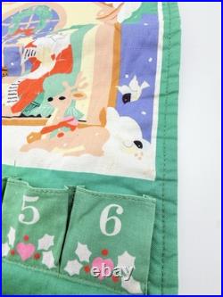 Vintage Avon Countdown to Christmas Hanging Advent Calendar with Original Mouse