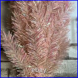 Vintage Barbie Of Swan Lake Christmas Tree 24 Pink Mini Tree & Ornaments In Box