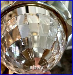 Vintage Bradford Celestial SILVER Christmas Tree Motion Topper Star 1960's Lot 1