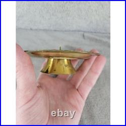Vintage Brass Votive Candle Holder Small Pedestal Tealight Holder Home Decor