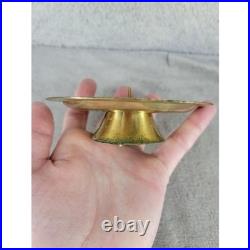 Vintage Brass Votive Candle Holder Small Pedestal Tealight Holder Home Decor