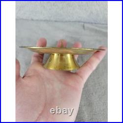 Vintage Brass Votive Candle Holder Small Pedestal Tealight Holder Home Decor