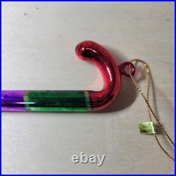 Vintage Candy Cane Christmas Ornaments Shiny Brite Style Lot of 18