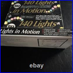 Vintage Christmas 140 String Lights in Motion Variable Speed New 3 Sets Vintage Christmas 140 String Lights in Motion Variable Speed New 3 Sets