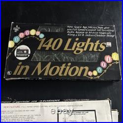 Vintage Christmas 140 String Lights in Motion Variable Speed New 3 Sets Vintage Christmas 140 String Lights in Motion Variable Speed New 3 Sets