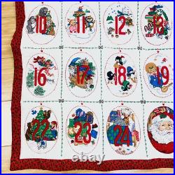 Vintage Christmas Countdown Advent Calendar Handmade