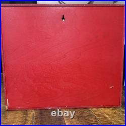 Vintage Christmas L. L. Bean Advent Calendar Wood 1990's original box for storage