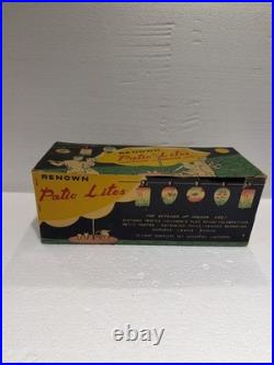 Vintage Christmas Lights Renown Patio Lites Eastern Bulbs Chinese Lantern RARE