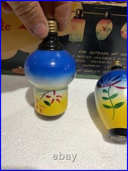Vintage Christmas Lights Renown Patio Lites Eastern Bulbs Chinese Lantern RARE