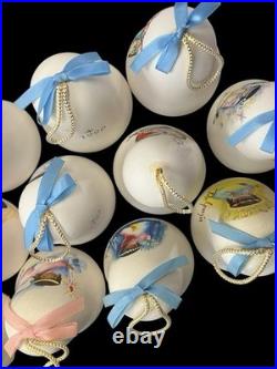 Vintage De Grazia Bells 1983-1998 Pottery Annual Hanging Ornaments LOT of 15