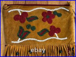 Vintage Double D Ranchwear Suede Velvet Beaded Christmas Stockings. NWOT