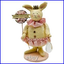 Vintage ESC Heather Myers Happy Easter Bunny Figurine Princess Glitter 2002 RARE Vintage ESC Heather Myers Happy Easter Bunny Figurine Princess Glitter 2002 RARE