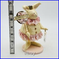 Vintage ESC Heather Myers Happy Easter Bunny Figurine Princess Glitter 2002 RARE Vintage ESC Heather Myers Happy Easter Bunny Figurine Princess Glitter 2002 RARE
