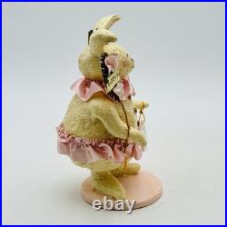 Vintage ESC Heather Myers Happy Easter Bunny Figurine Princess Glitter 2002 RARE Vintage ESC Heather Myers Happy Easter Bunny Figurine Princess Glitter 2002 RARE