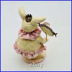 Vintage ESC Heather Myers Happy Easter Bunny Figurine Princess Glitter 2002 RARE Vintage ESC Heather Myers Happy Easter Bunny Figurine Princess Glitter 2002 RARE