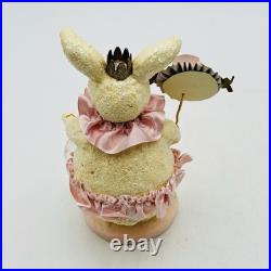 Vintage ESC Heather Myers Happy Easter Bunny Figurine Princess Glitter 2002 RARE Vintage ESC Heather Myers Happy Easter Bunny Figurine Princess Glitter 2002 RARE