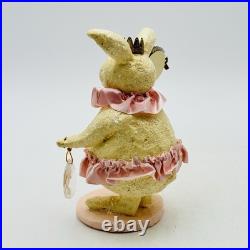 Vintage ESC Heather Myers Happy Easter Bunny Figurine Princess Glitter 2002 RARE Vintage ESC Heather Myers Happy Easter Bunny Figurine Princess Glitter 2002 RARE