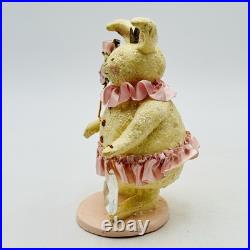Vintage ESC Heather Myers Happy Easter Bunny Figurine Princess Glitter 2002 RARE Vintage ESC Heather Myers Happy Easter Bunny Figurine Princess Glitter 2002 RARE