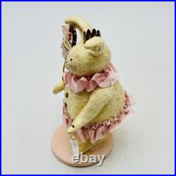 Vintage ESC Heather Myers Happy Easter Bunny Figurine Princess Glitter 2002 RARE Vintage ESC Heather Myers Happy Easter Bunny Figurine Princess Glitter 2002 RARE