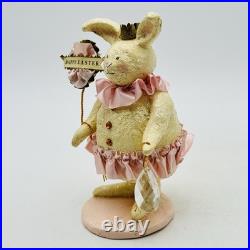 Vintage ESC Heather Myers Happy Easter Bunny Figurine Princess Glitter 2002 RARE Vintage ESC Heather Myers Happy Easter Bunny Figurine Princess Glitter 2002 RARE