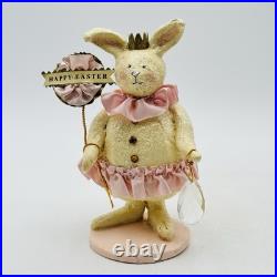 Vintage ESC Heather Myers Happy Easter Bunny Figurine Princess Glitter 2002 RARE Vintage ESC Heather Myers Happy Easter Bunny Figurine Princess Glitter 2002 RARE
