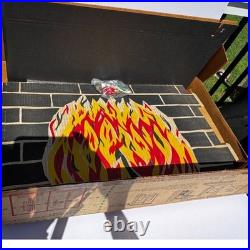 Vintage Electric Christmas Fire Place Superior Box Company with original box