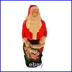 Vintage Empire Blow Mold Santa Claus 46 Christmas Decoration Light Up Outdoor