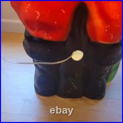Vintage Empire Blow Mold Santa Claus 46 Christmas Decoration Light Up Outdoor