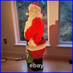 Vintage Empire Blow Mold Santa Claus 46 Christmas Decoration Light Up Outdoor
