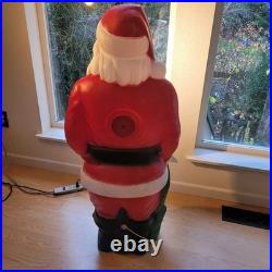 Vintage Empire Blow Mold Santa Claus 46 Christmas Decoration Light Up Outdoor