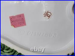 Vintage Fitz & Floyd Welsh Rabbit Serving Plates Omnibus ca 9 x 10 x 4 1/2