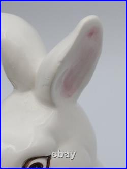 Vintage Fitz & Floyd Welsh Rabbit Serving Plates Omnibus ca 9 x 10 x 4 1/2