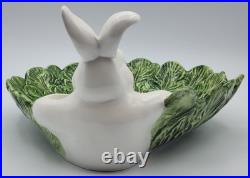 Vintage Fitz & Floyd Welsh Rabbit Serving Plates Omnibus ca 9 x 10 x 4 1/2