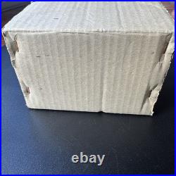 Vintage Freddi Japan #6271 ceramic hanging ornaments 12 pc NOS set teardrop box