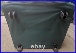 Vintage Frontgate Telescoping Christmas Ornament Rolling Storage 4 Compartments