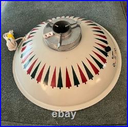 Vintage Holly Time Christmas Tree Turner New Motor