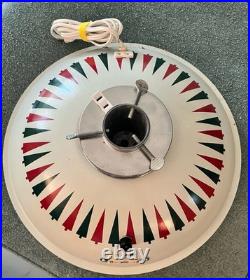 Vintage Holly Time Christmas Tree Turner New Motor