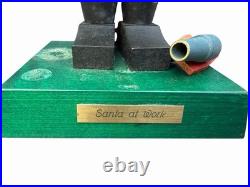 Vintage Holzkunst Christian Ulbricht Santa At Work Nutcracker Signed & Numbered
